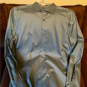 Kenneth Cole Slim Flit Long Sleeve Shirt Large